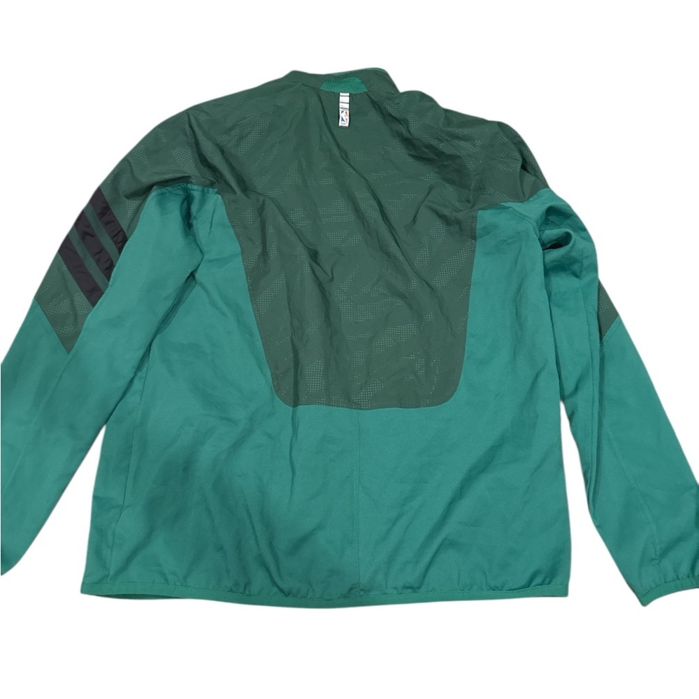 Adidas Green and Black Celtics Men's Varsity Jacket - Picture 4 of 4